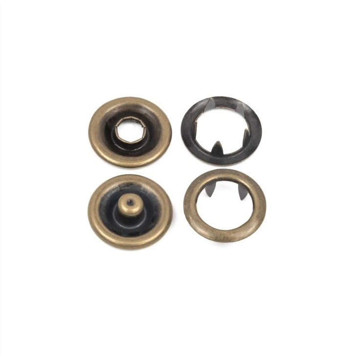 Metal Prong Ring Snap Fasteners