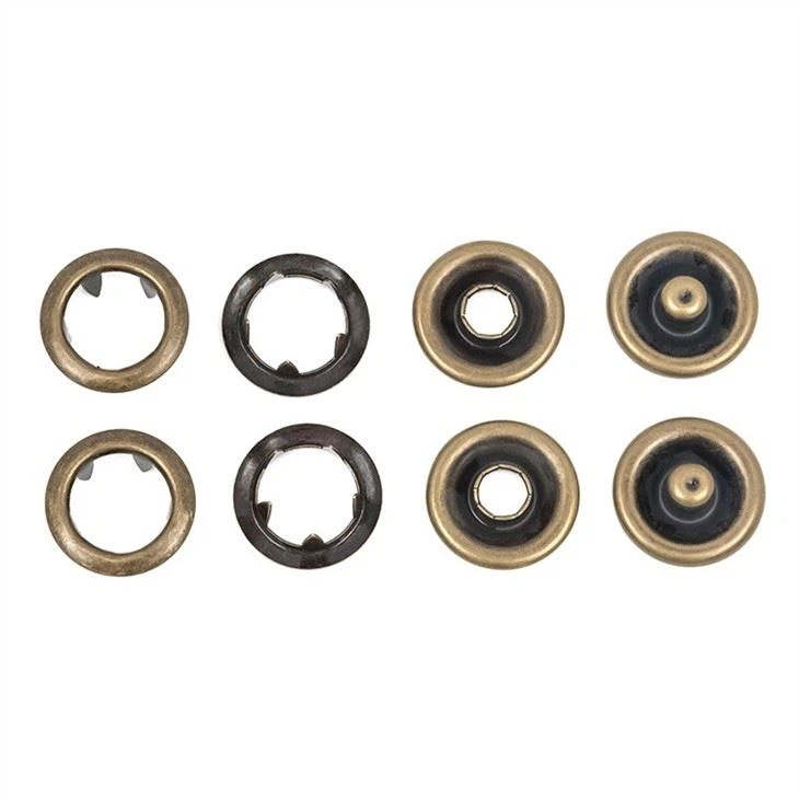 Metal Prong Ring Snap Fasteners