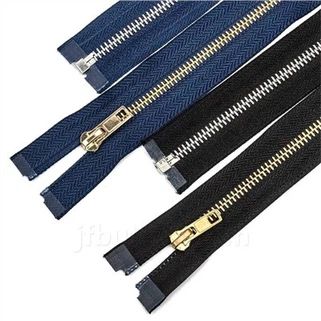 Zippers miotail le haghaidh fuála