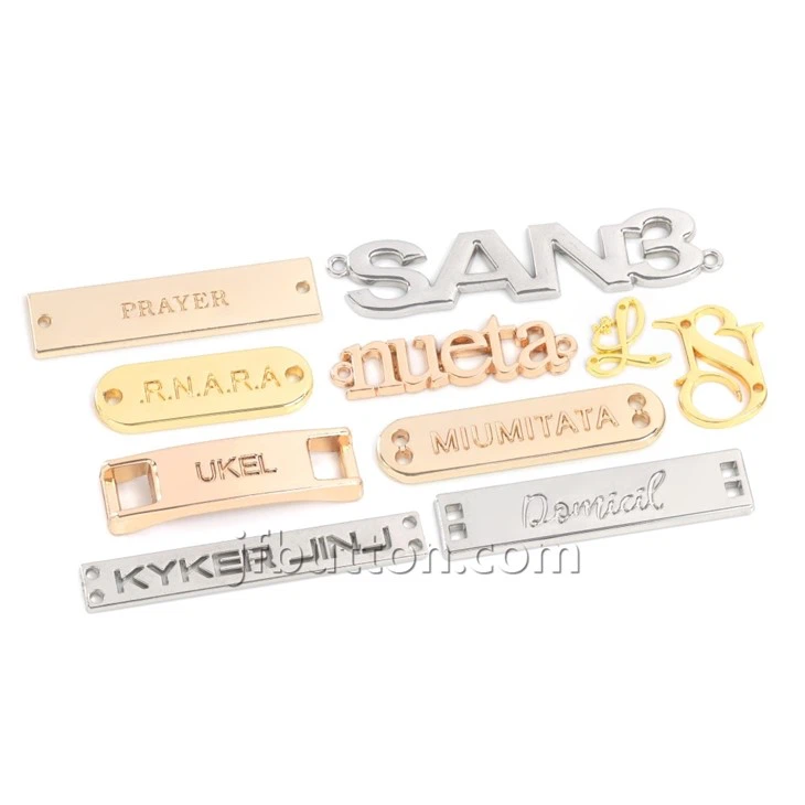 Handmade Metal Bag Labels