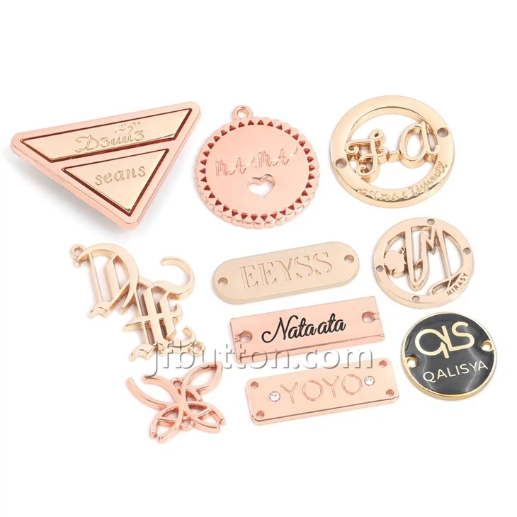 Handmade Metal Bag Labels