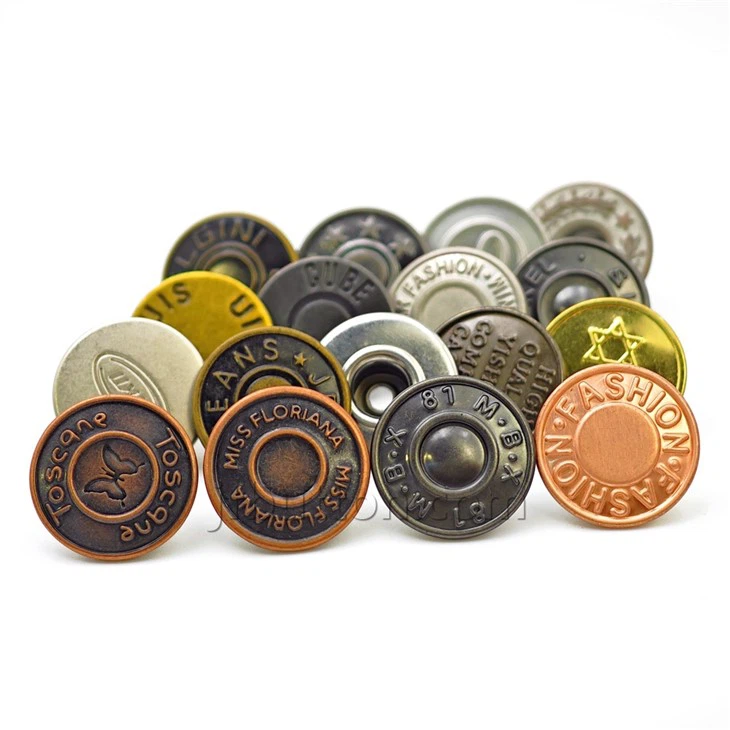 Metal Pants Button