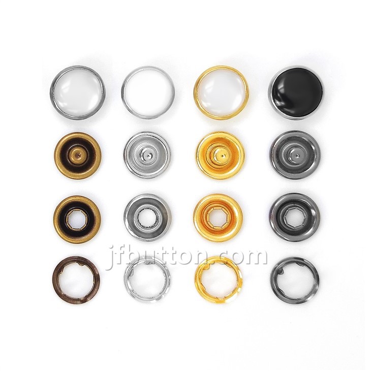 Metal Ring Prong Snap Buttons Metal Ring Prong Snap Buttons