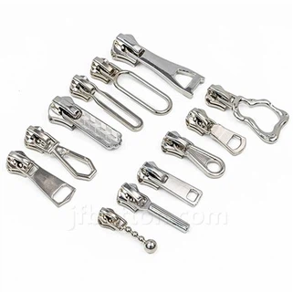 Tarraingíonn zipper Miotal an Chustaim