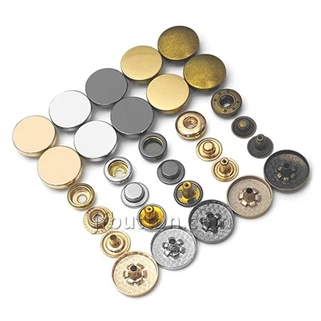 Cnaipí Snap Miotail Le haghaidh Éadaí