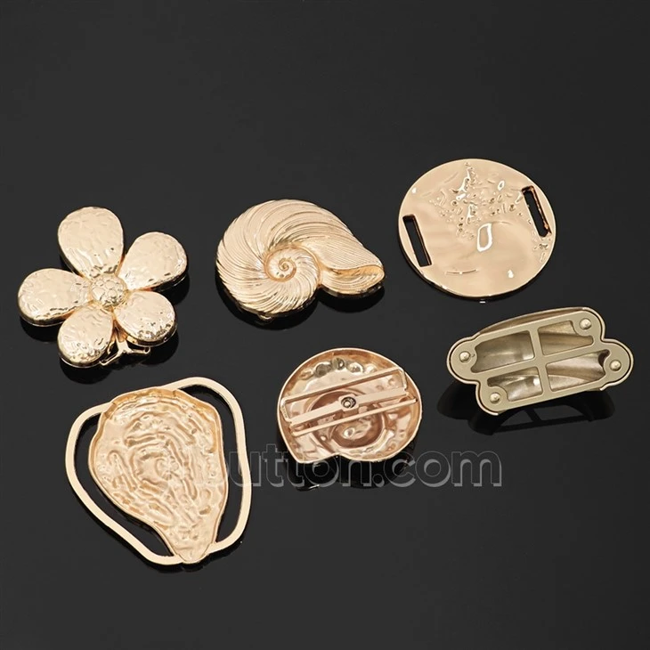 Dress Ruched Metal Accessories Buckle suppliers