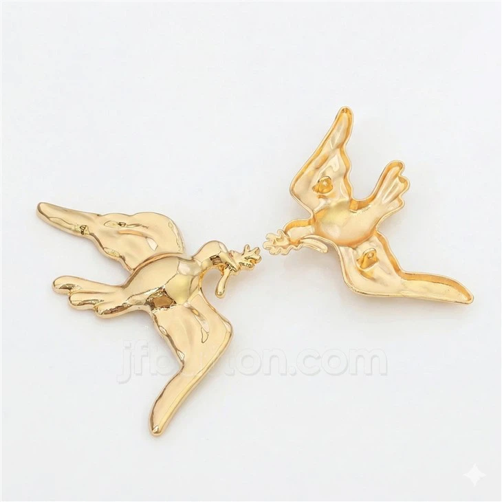 Peace Dove Shank Button
