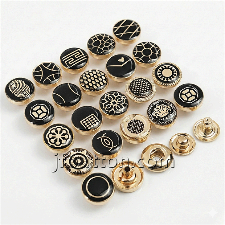 Qatari Jubba Snap Button Press