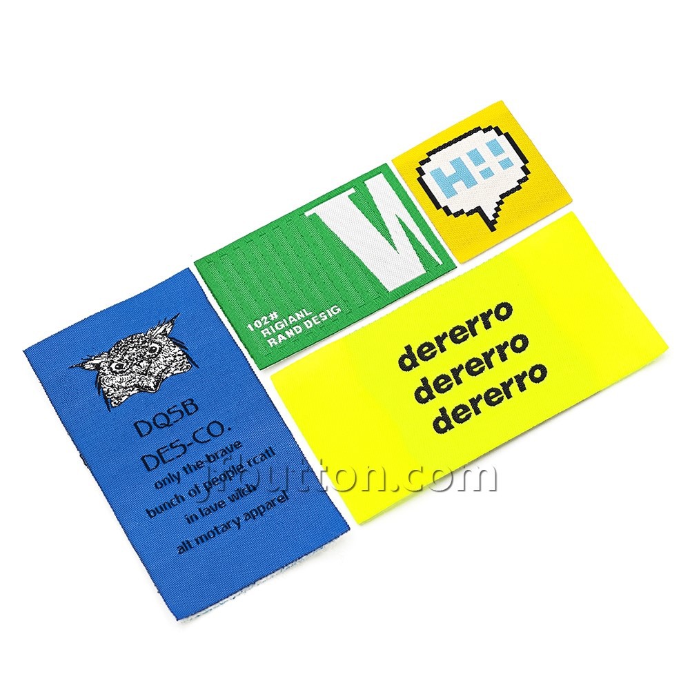 Iron-On / Adhesive Woven Labels Iron-On / Adhesive Woven Labels
