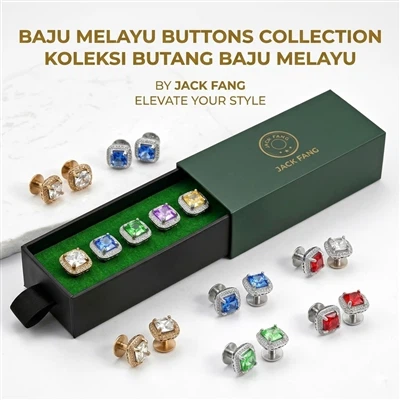2026 Dearadh Cnaipe Baju Melayu is déanaí