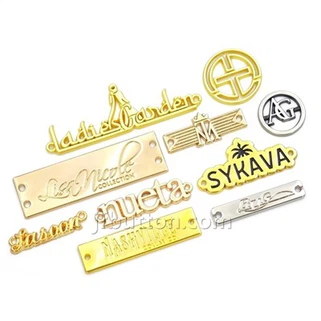 Clibeanna Éadaí Lipéad Miotail